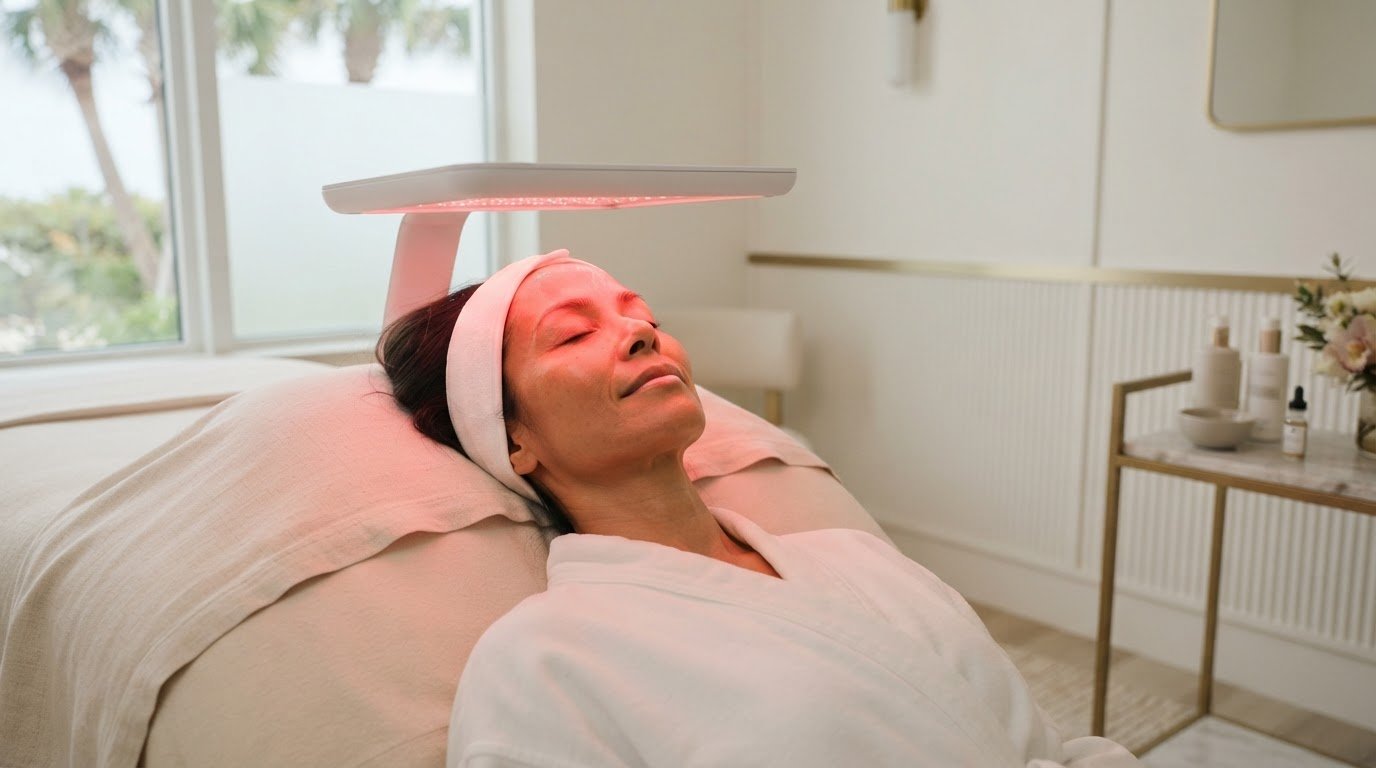 Red Light Therapy for Face Wrinkles in Tampa: What to Know Before You Book