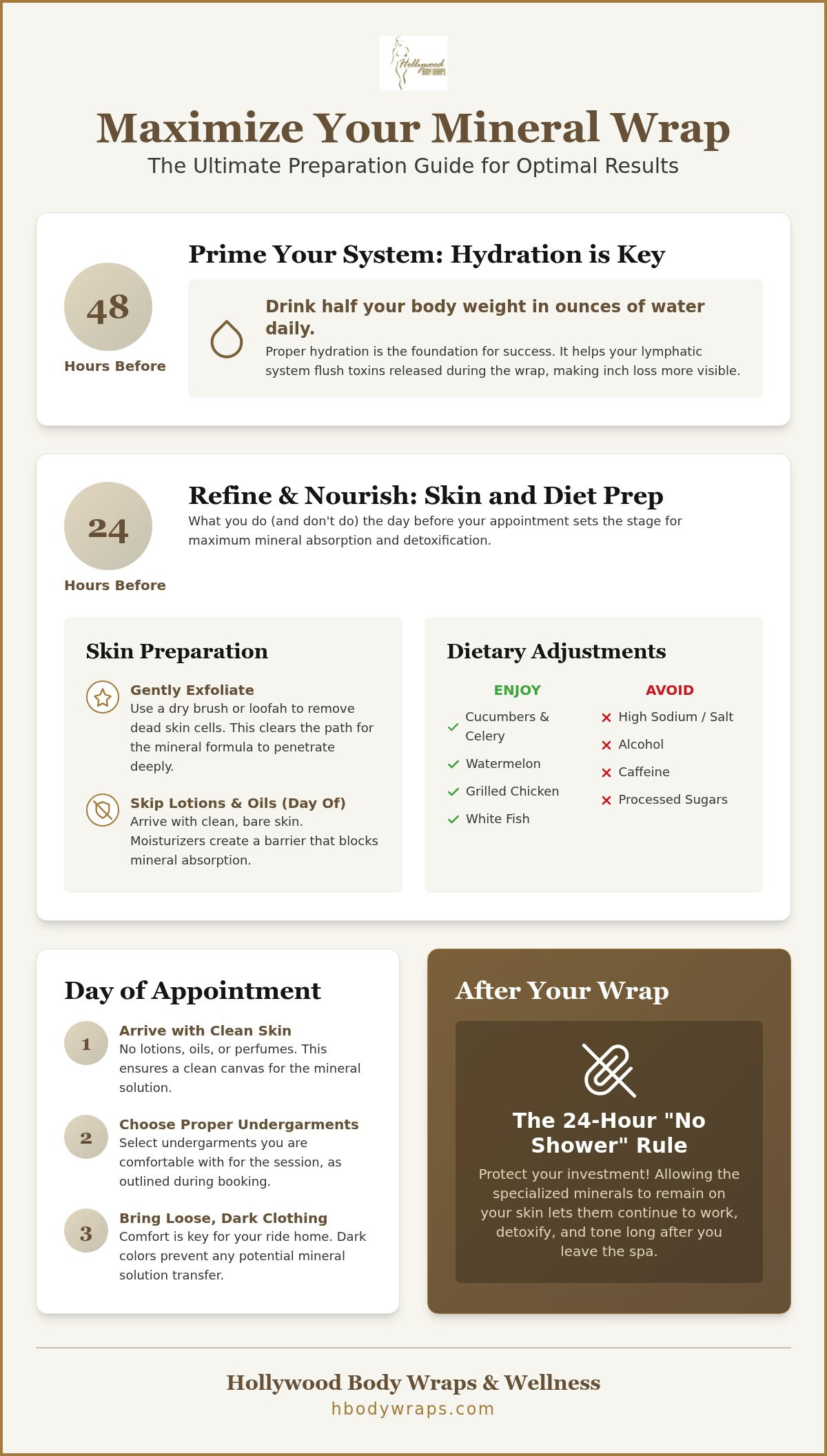How to Prepare for a Body Wrap Appointment: The Ultimate 2026 Checklist
